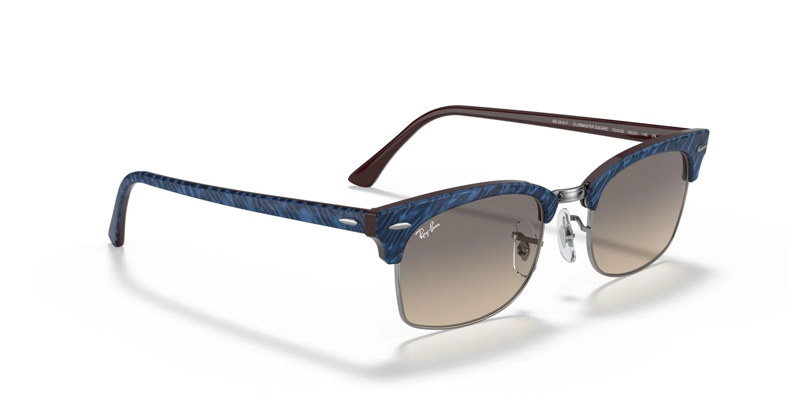 Ray-Ban Clubmaster Square 3916F Sunglasses - view 13